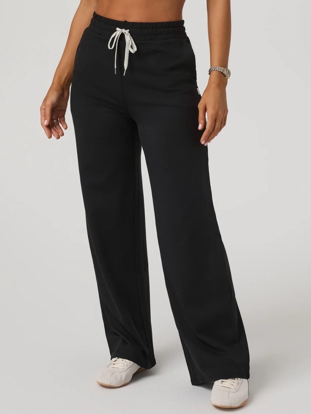 NWOT Vuori Halo Essential Wideleg Pant Athleisure Effortless Chic DreamKnit M - Picture 5 of 11
